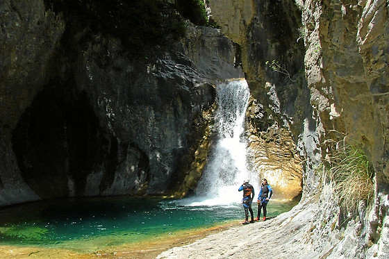 Session de canyoning - Sarrat Évasion - Saint Lary Soulan (65)