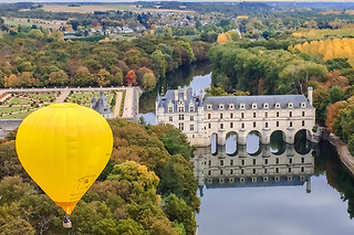 Survol des châteaux du Centre-Val de Loire en Montgolfière (37)