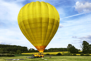 Survol des châteaux du Centre-Val de Loire en Montgolfière (37)