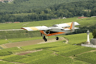 Baptême en ULM 3 axes à Prunay (51) - Circuit de la plaine de Champagne - 30 mn
