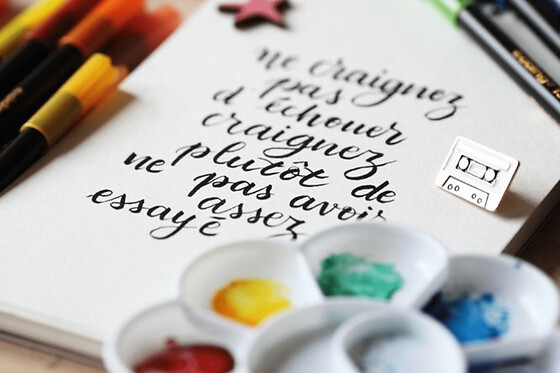 Atelier de lettering créatif à Paris