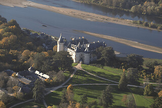 Survol en ULM des Châteaux de la Loire depuis Francueil (37) - Parcours Rouge - 15 mn