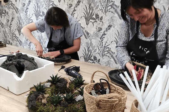 Atelier couronne végétale à Villeneuve d'Ascq (59)