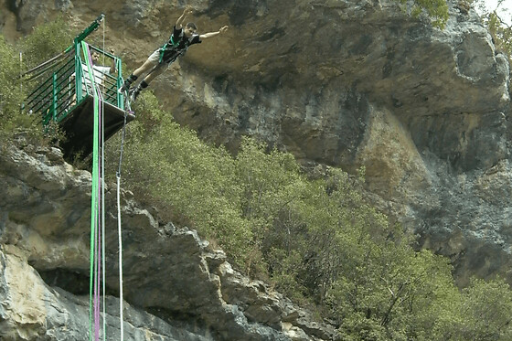 Saut à l'élastique de la Grotte du Mas d'Azil (09)