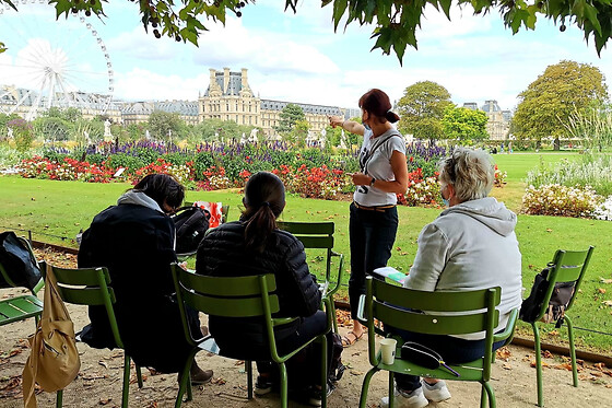 Atelier dessin et balade culturelle de la Concorde au Louvre