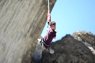 Saut à l'élastique du Pont d'Asfeld à côté de Serre-Chevalier