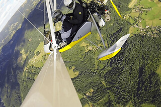 Baptême de l'air en ULM pendulaire à Ambert en Auvergne (63) - Vol - 15 minutes