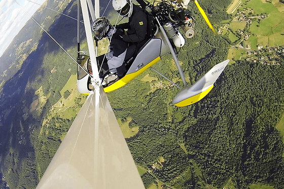 Baptême de l'air en ULM pendulaire à Ambert en Auvergne (63) - Vol - 15 minutes