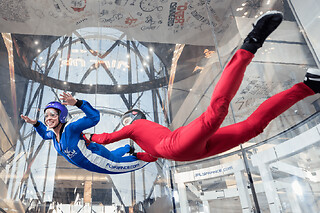 Simulateur de chute libre en Soufflerie à Paris - Baptême 360° VR