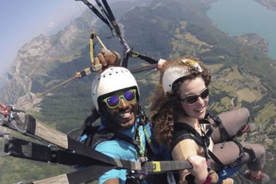 Vol en Parapente au-dessus d'Annecy (74) - Vol optimum