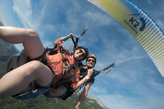 Baptême en parapente au dessus du lac d'Annecy (74) - Baptême origin'aile