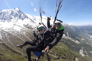 Vol découverte en Parapente à Chamonix (74)