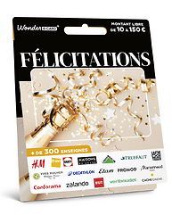 Carte Félicitations Dorée