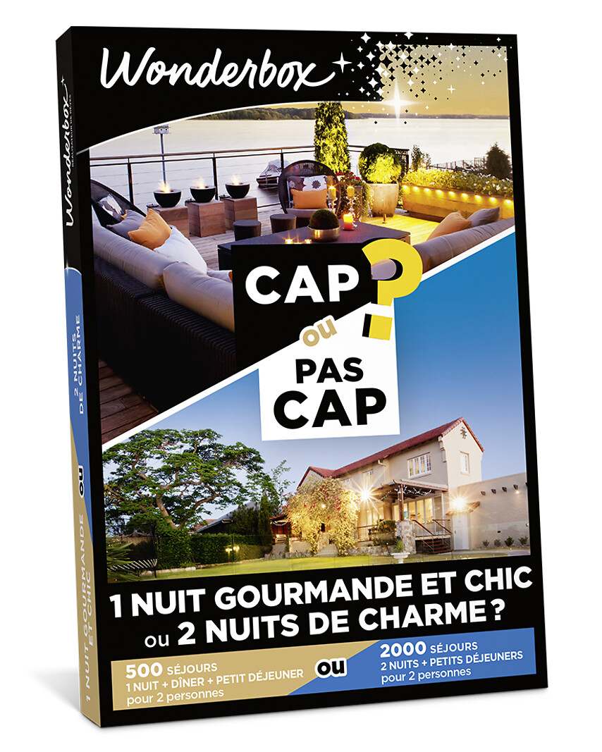 CAP OU PAS CAP - 1 nuit gourmande et chic ou 2 nuits de charme ?