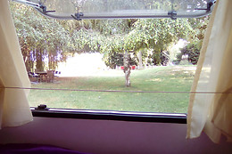 Caravane Eriba au bord de l'Eure