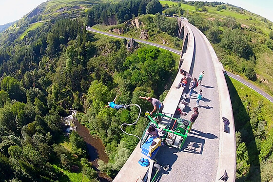 Saut à l'élastique au Viaduc de la Recoumène (43) - Saut à l'élastique Solo - Tarif individuel