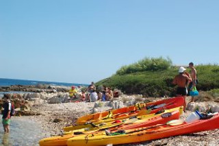 Canoë kayak en mer à plusieurs -  Seafirst - Juan-les-Pins (06)