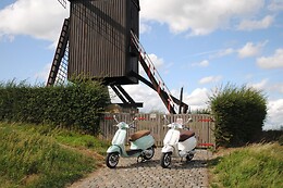 Vespa's on the road