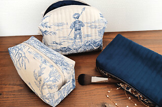 Atelier couture création d'une trousse de toilette à Nancy (54)