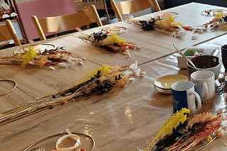 Atelier couronne de fleurs séchées à Niort (79)