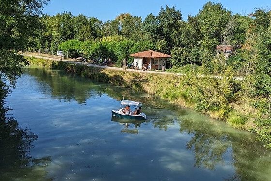 Location de bateau électrique sans permis à Ramonville (31) - Forfait Famille - 2h