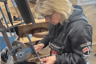 Atelier création d'un couteau pliant à Calanhel (22)