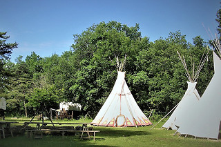 Nuit en tipi pour 4 au West Wood Ranch à Condat-sur-Trincou (24)